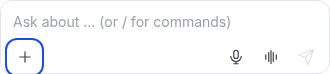 Look at the plus button.