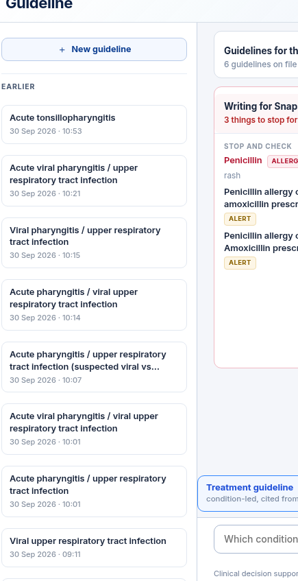 Open the Guideline screen and read Agent D.