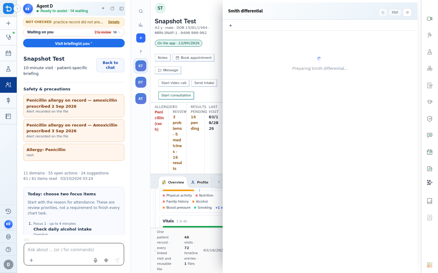 Chart context and background reading drawer
