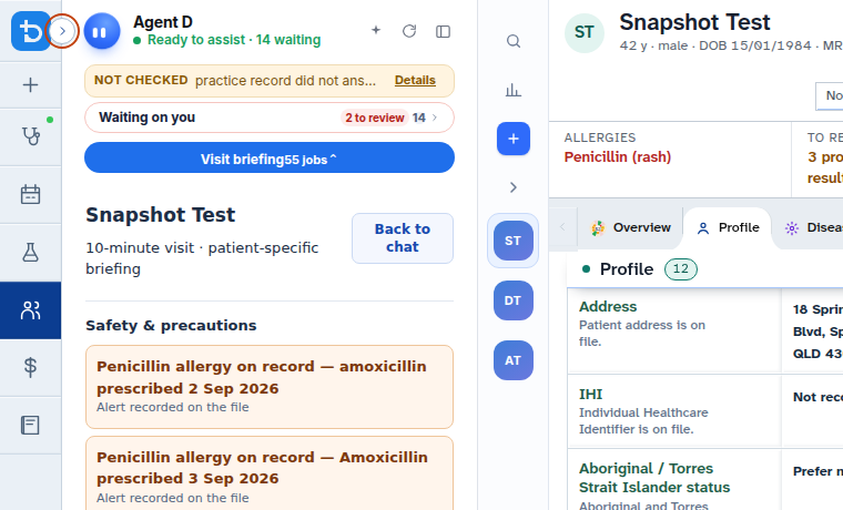 Theme toggle in sidebar footer