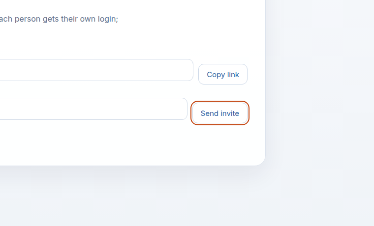 Entering account credentials and role