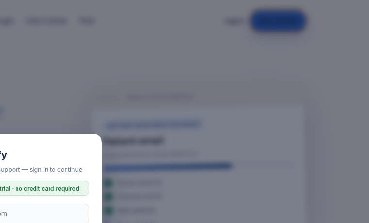 The practice landing page
