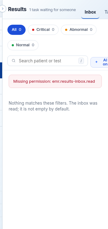 Diagnostic report view on mobile