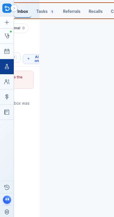 Results inbox on mobile